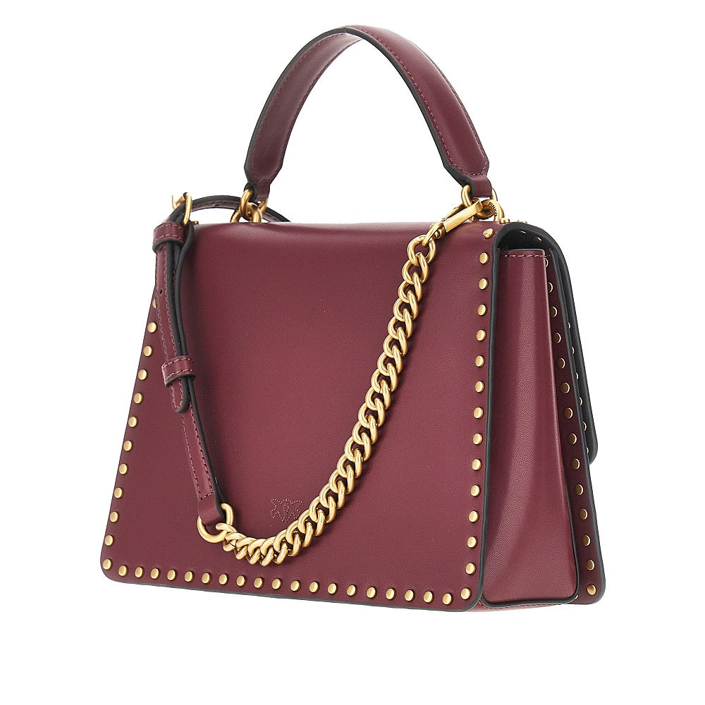 Borsa in pelle con fibbia Love Birds
