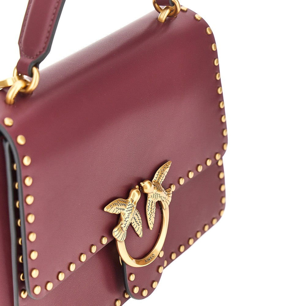 Borsa in pelle con fibbia Love Birds