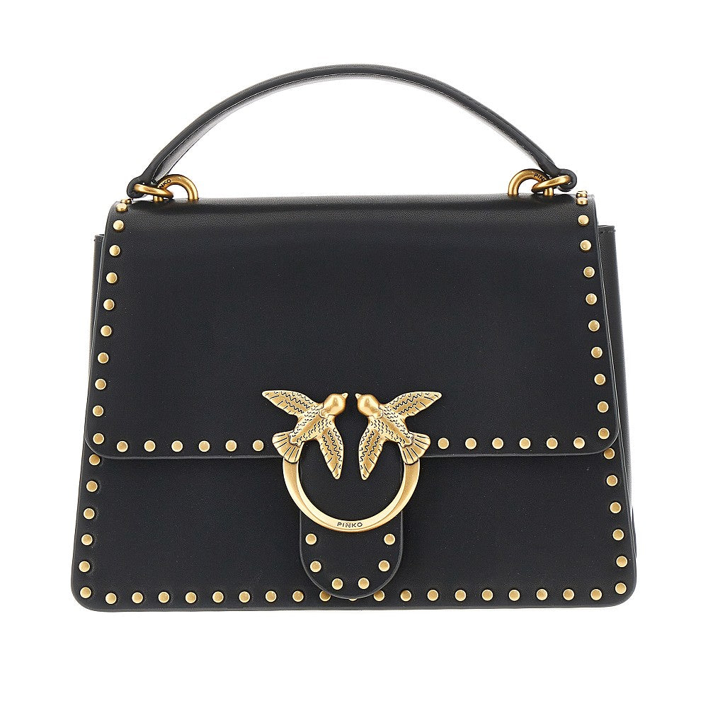 Borsa in pelle con fibbia Love Birds