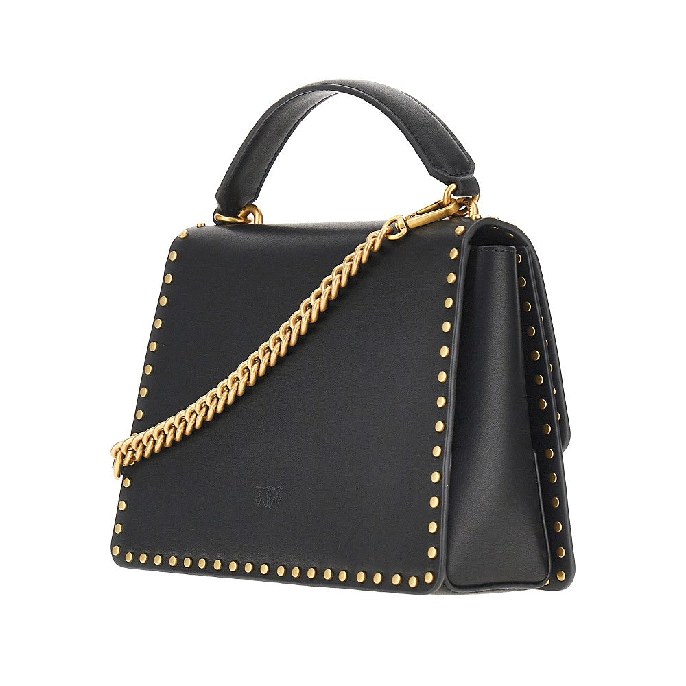 Borsa in pelle con fibbia Love Birds