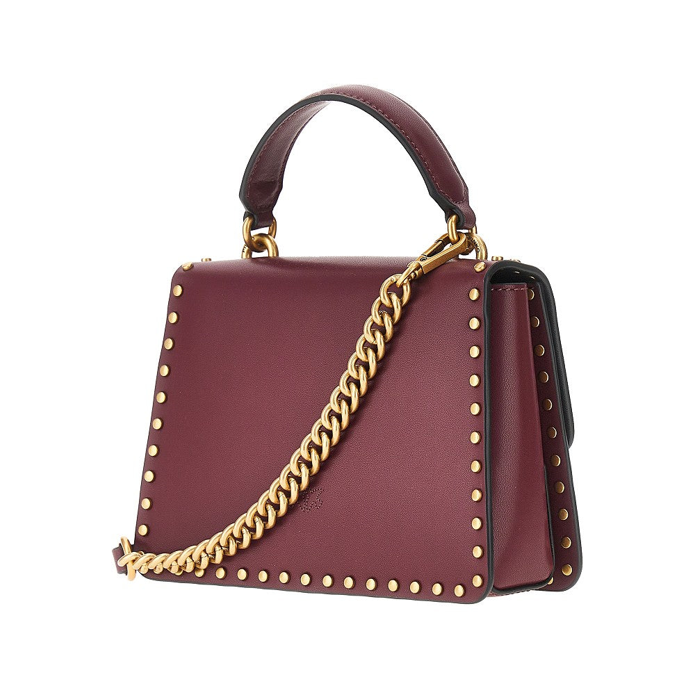 Borsa a mano Mini Love Bag One con borchie