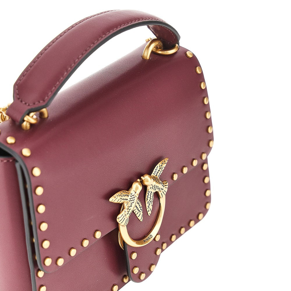 Borsa a mano Mini Love Bag One con borchie