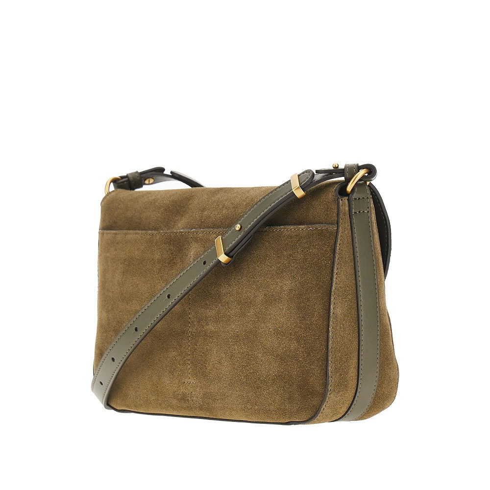 Borsa Love Bag Satchel media in suede