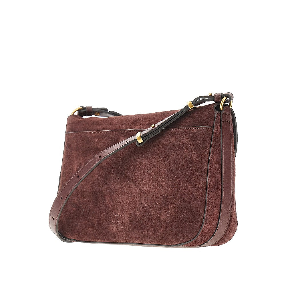 Borsa Love Bag Satchel media in suede