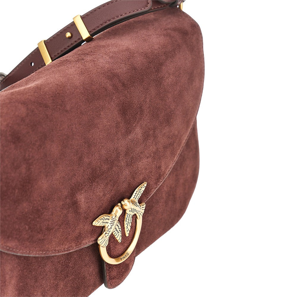 Borsa Love Bag Satchel media in suede