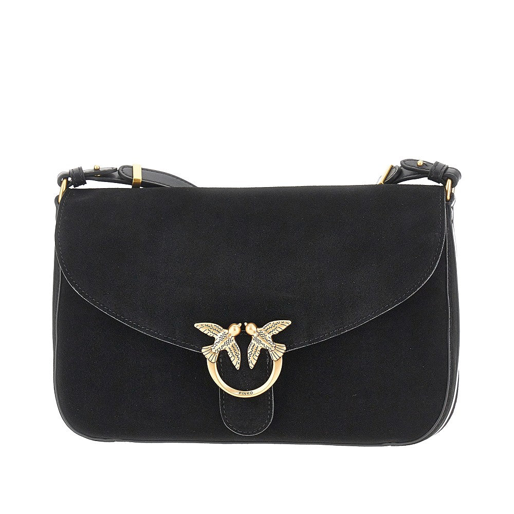 Borsa Love Bag Satchel media in suede