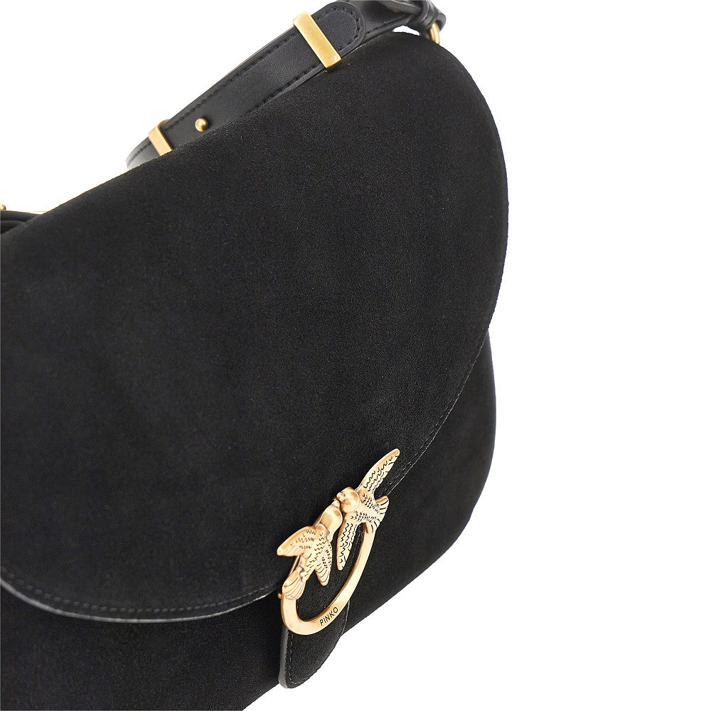 Borsa Love Bag Satchel media in suede