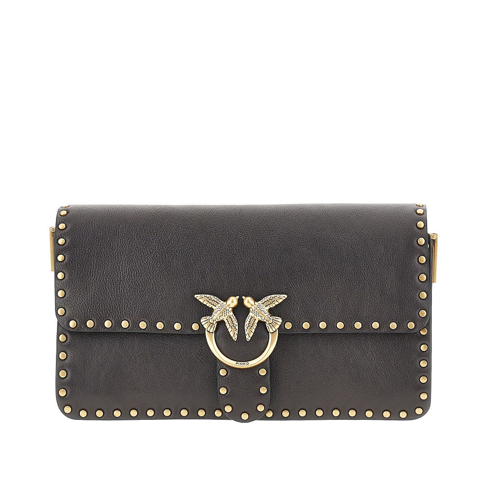 Borsa 'Love One Slouchy' in pelle con borchie