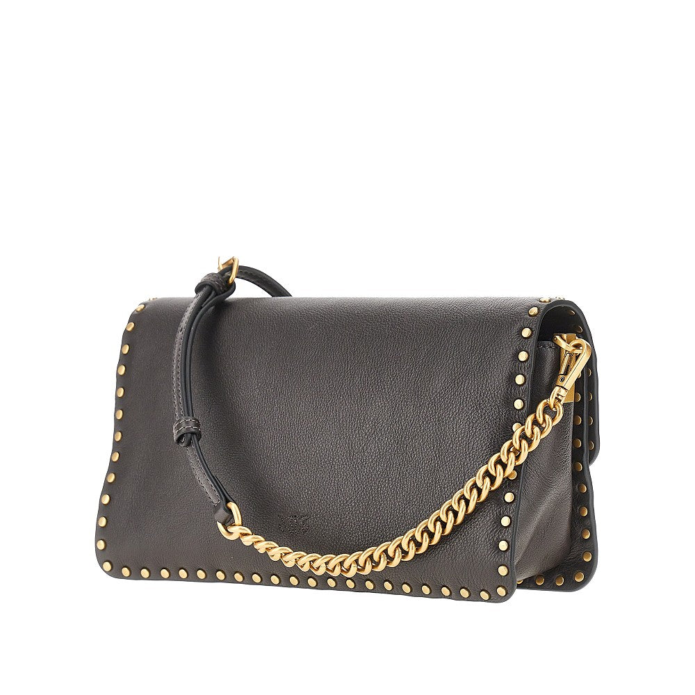 Borsa 'Love One Slouchy' in pelle con borchie