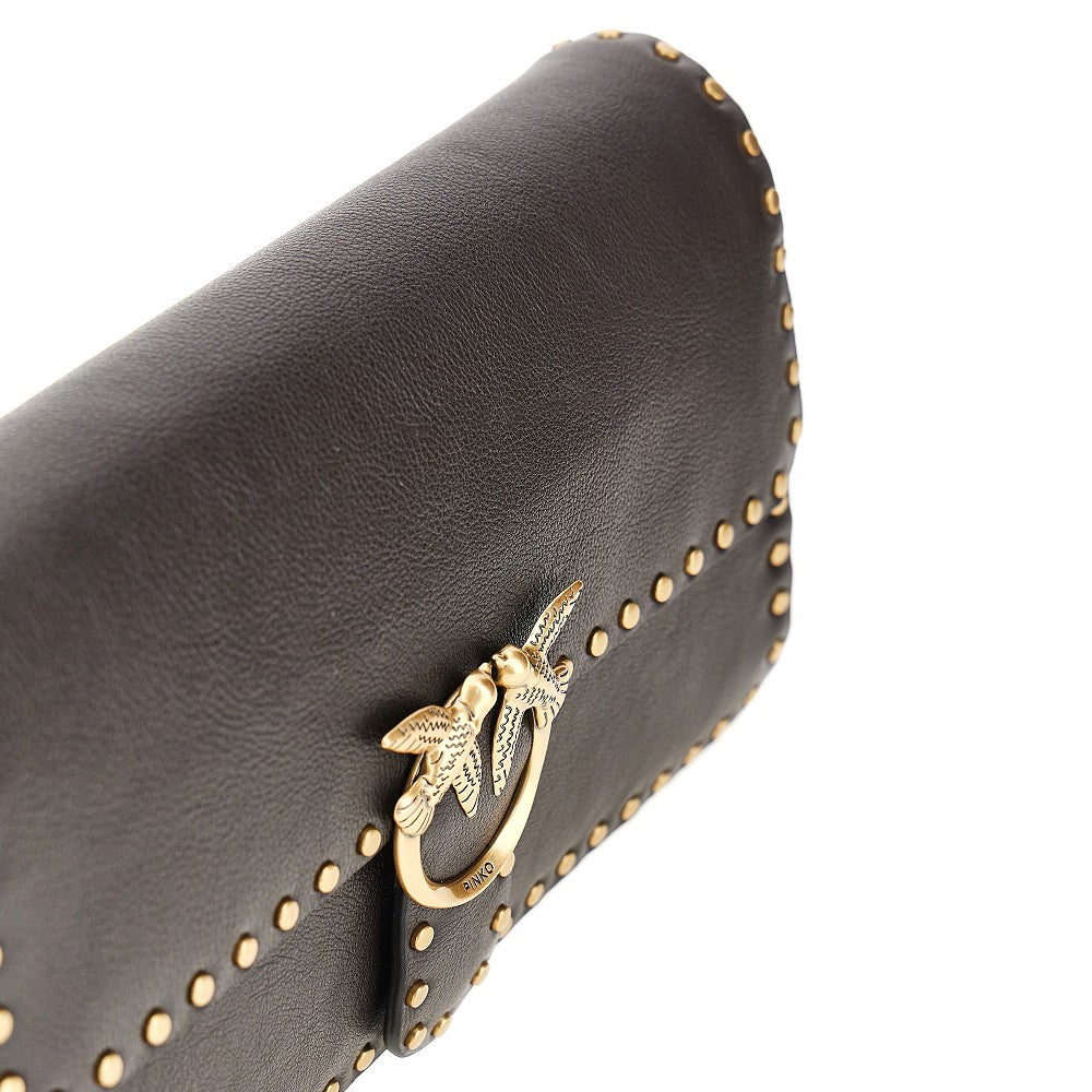 Borsa 'Love One Slouchy' in pelle con borchie