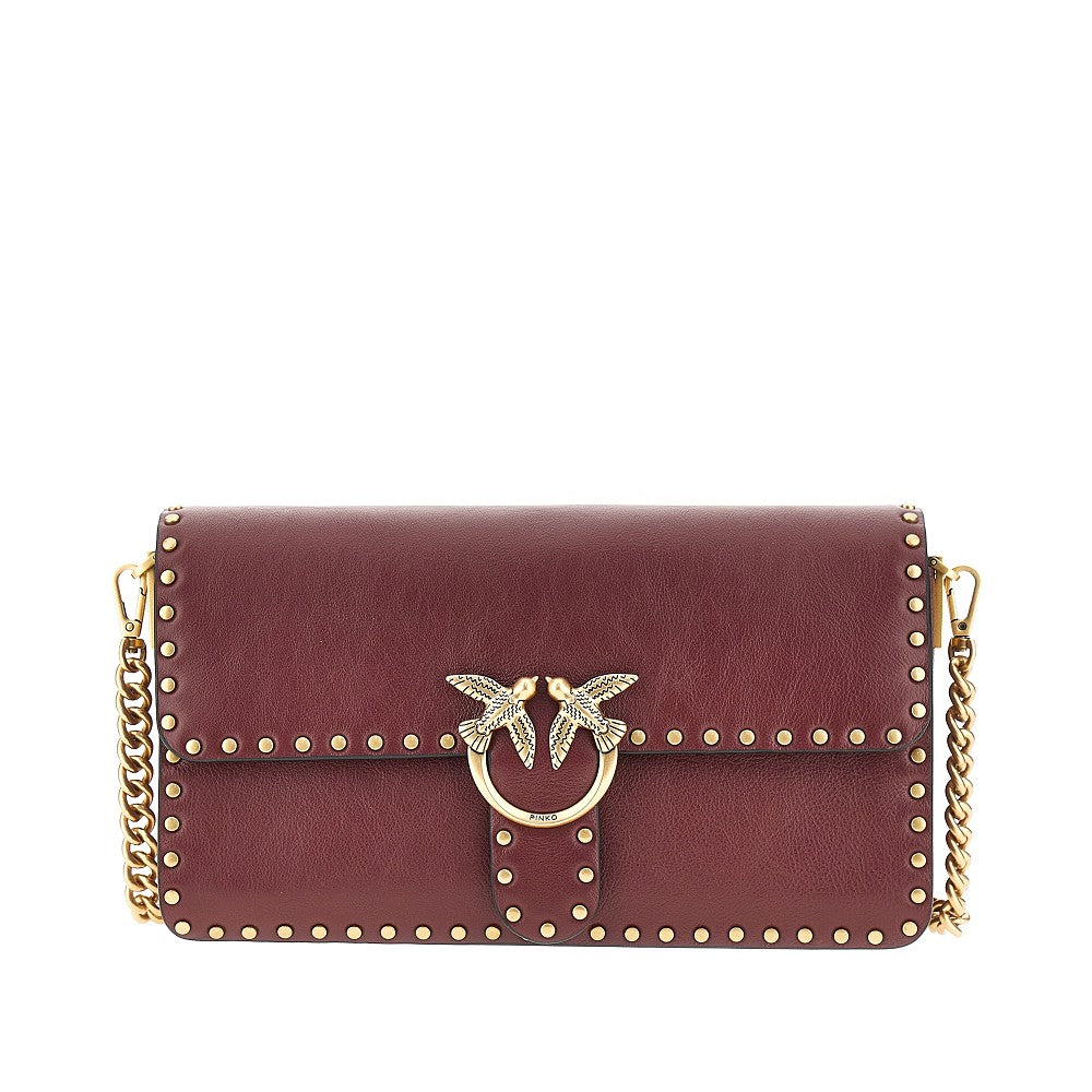 Borsa 'Love One Slouchy' in pelle con borchie