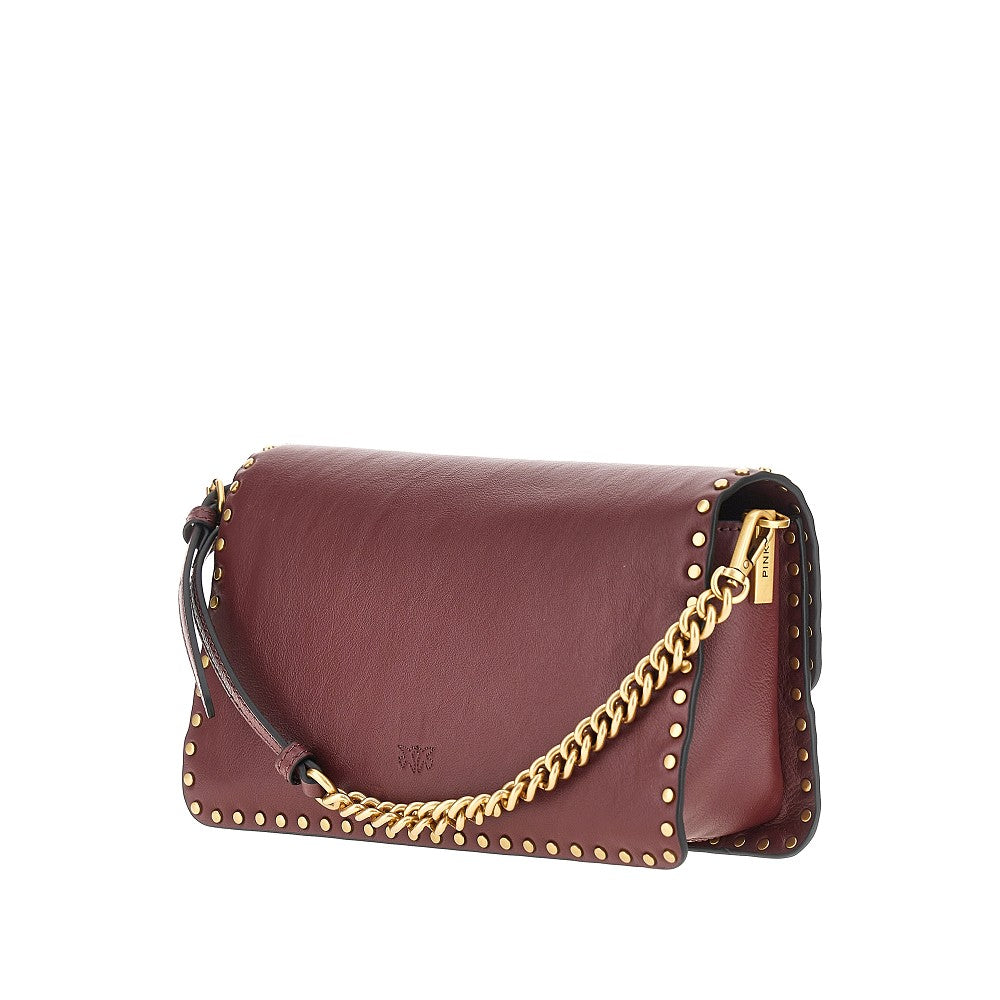 Borsa 'Love One Slouchy' in pelle con borchie