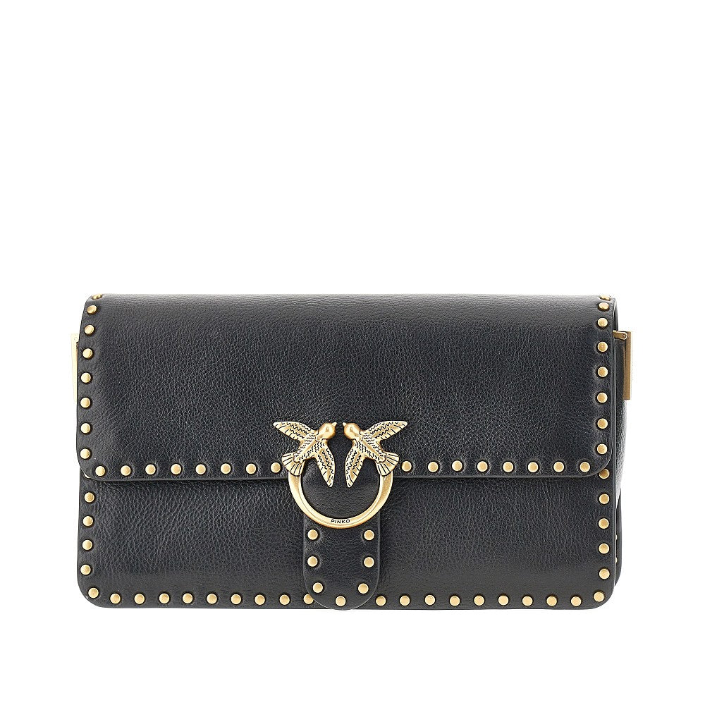 Borsa 'Love One Slouchy' in pelle con borchie