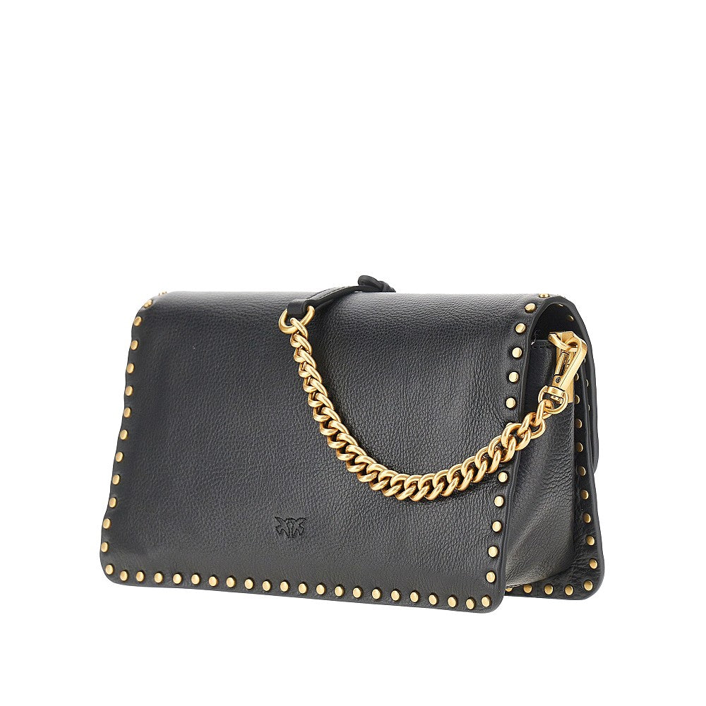 Borsa 'Love One Slouchy' in pelle con borchie