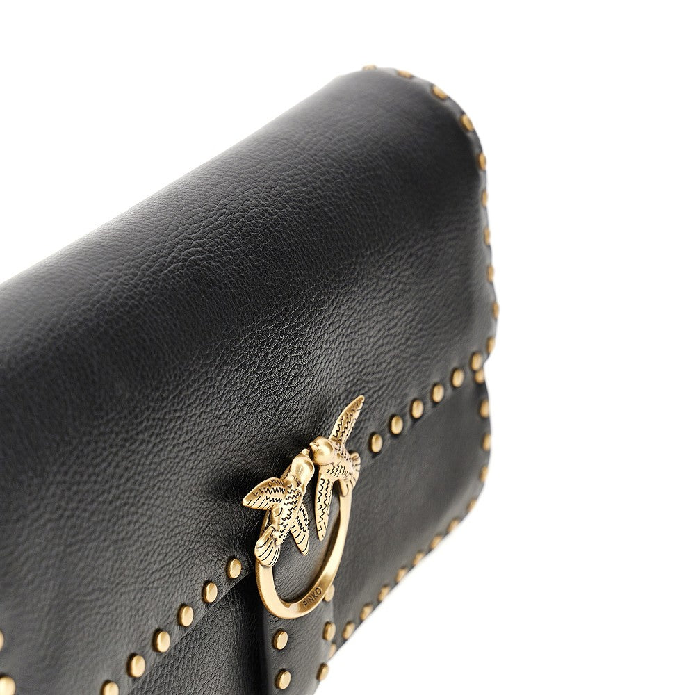 Borsa 'Love One Slouchy' in pelle con borchie