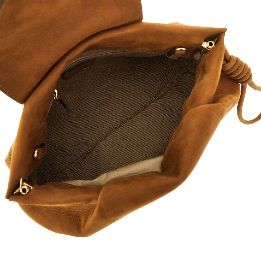Nubuck leather 'Ariette' pouch