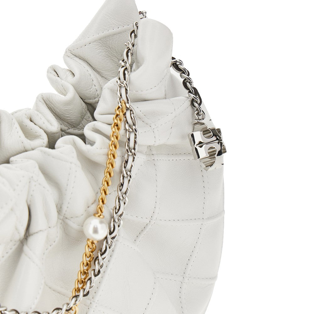 Leather mini 'Fleming' bag