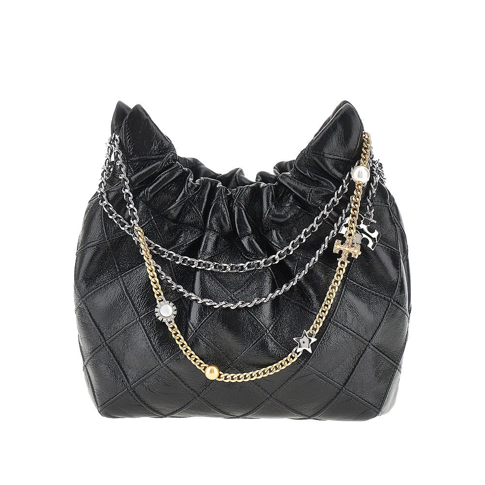 Leather mini 'Fleming' bag