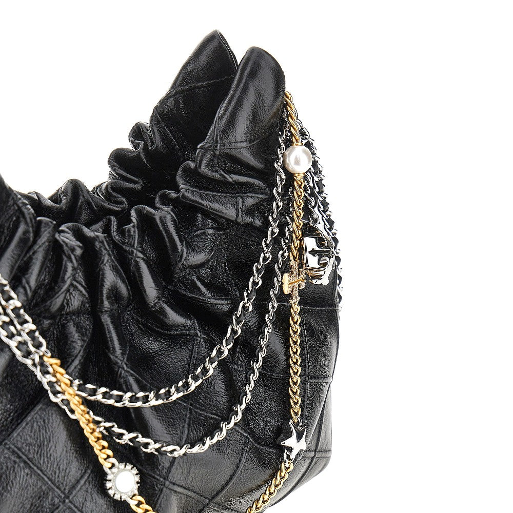Leather mini 'Fleming' bag