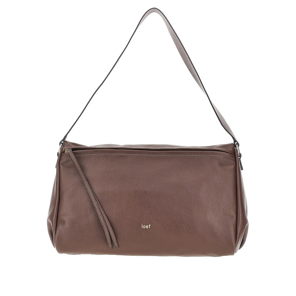 Grained leather 'Jill' bag