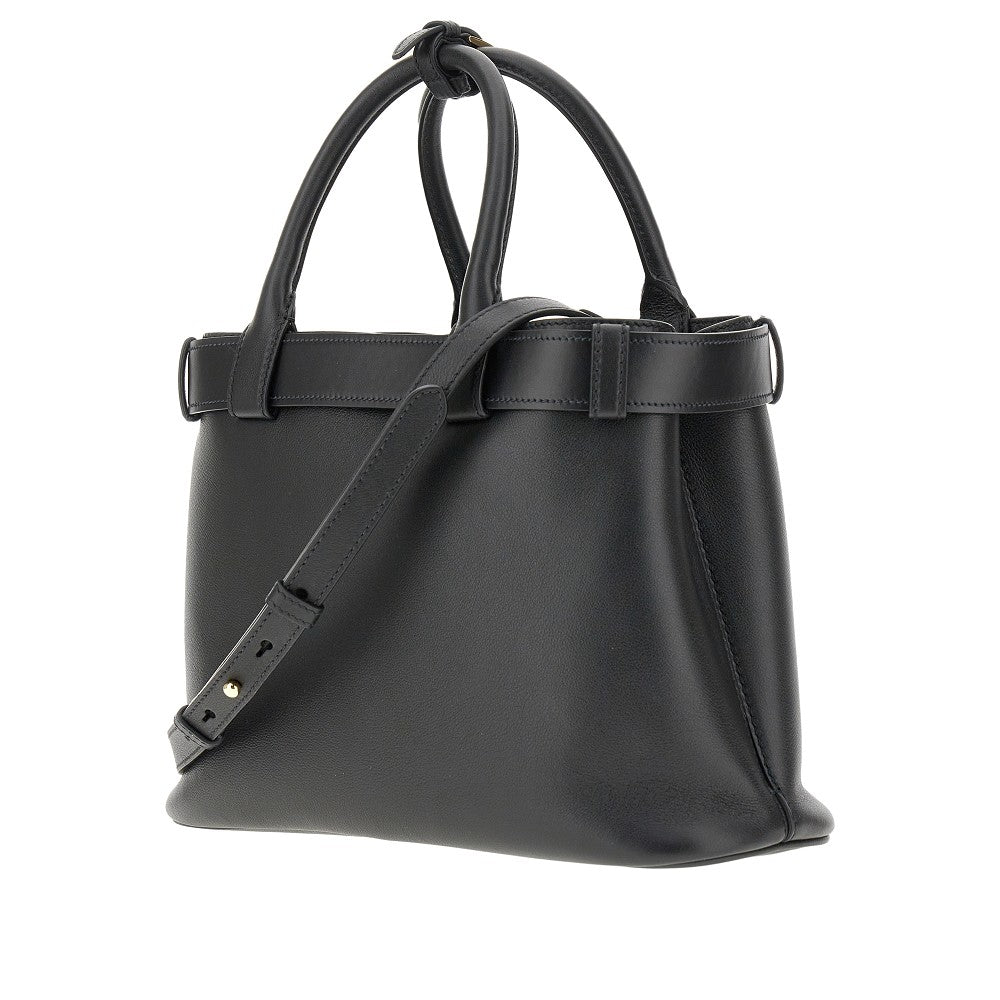 Large &#39;Prada Buckle&#39; leather bag