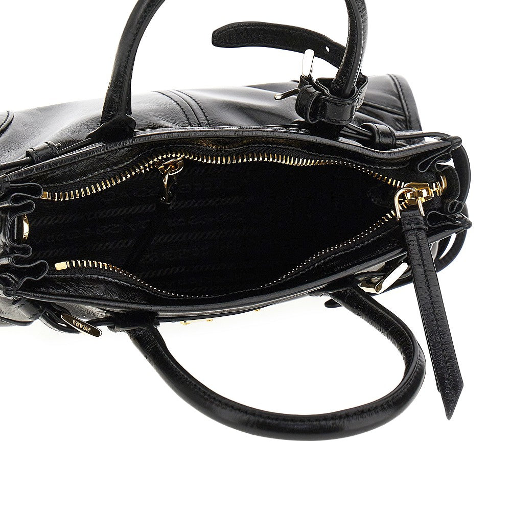 Leather mini 'Prada Bonnie' bag