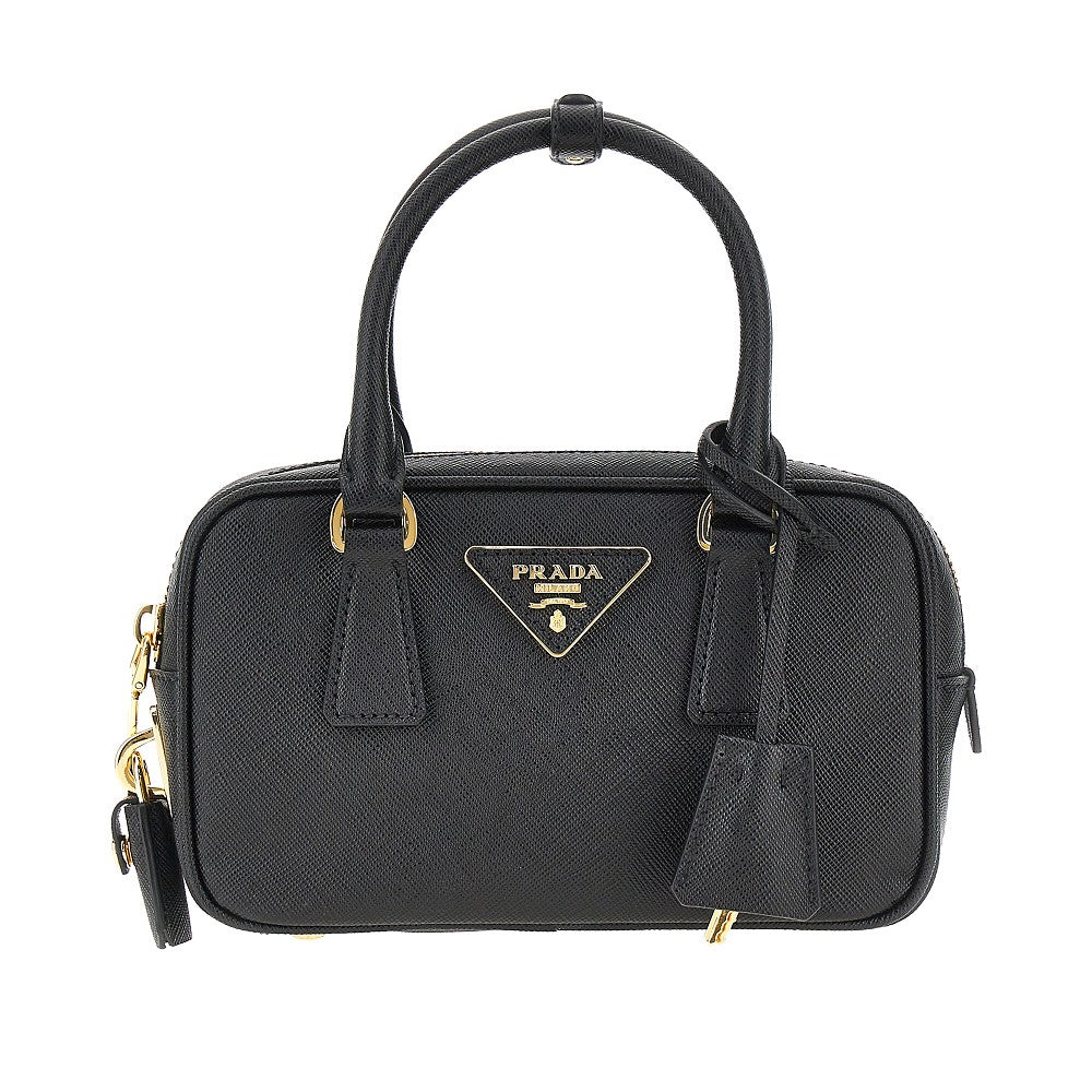 Borsa bauletto mini in pelle Saffiano