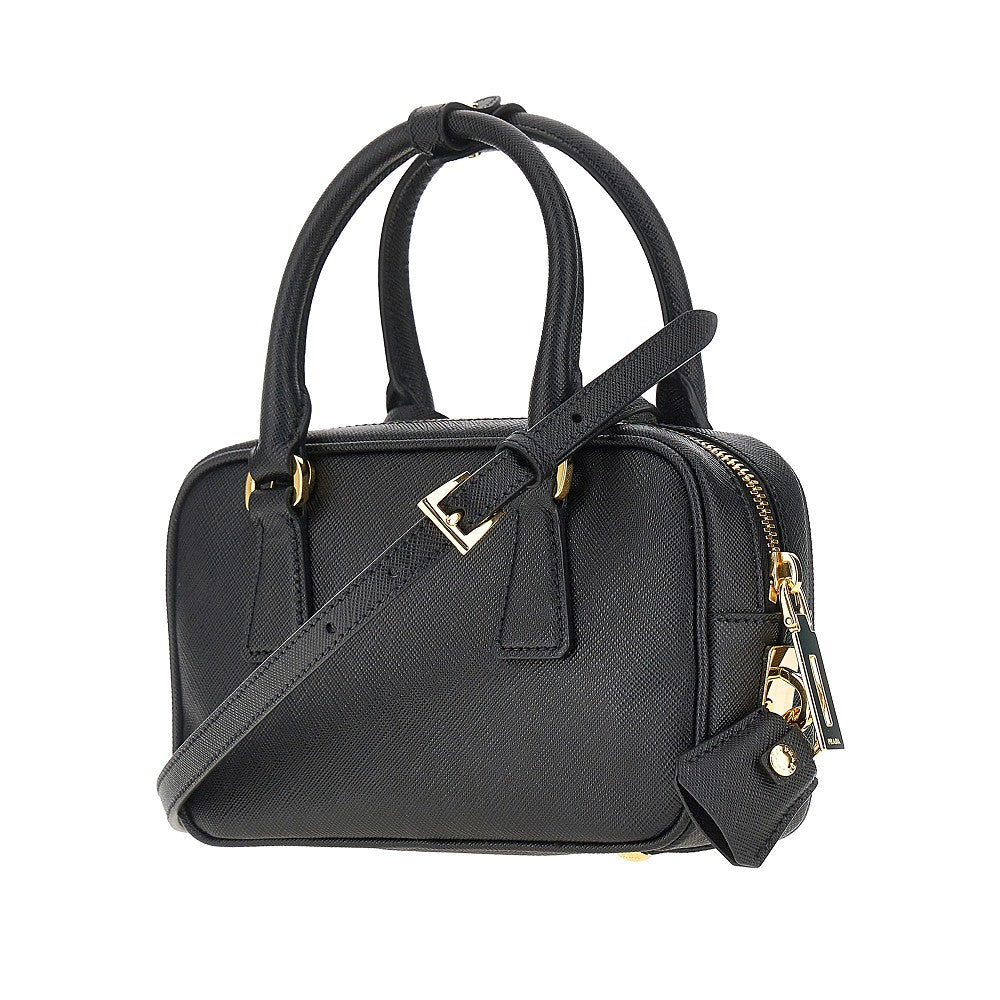 Borsa bauletto mini in pelle Saffiano