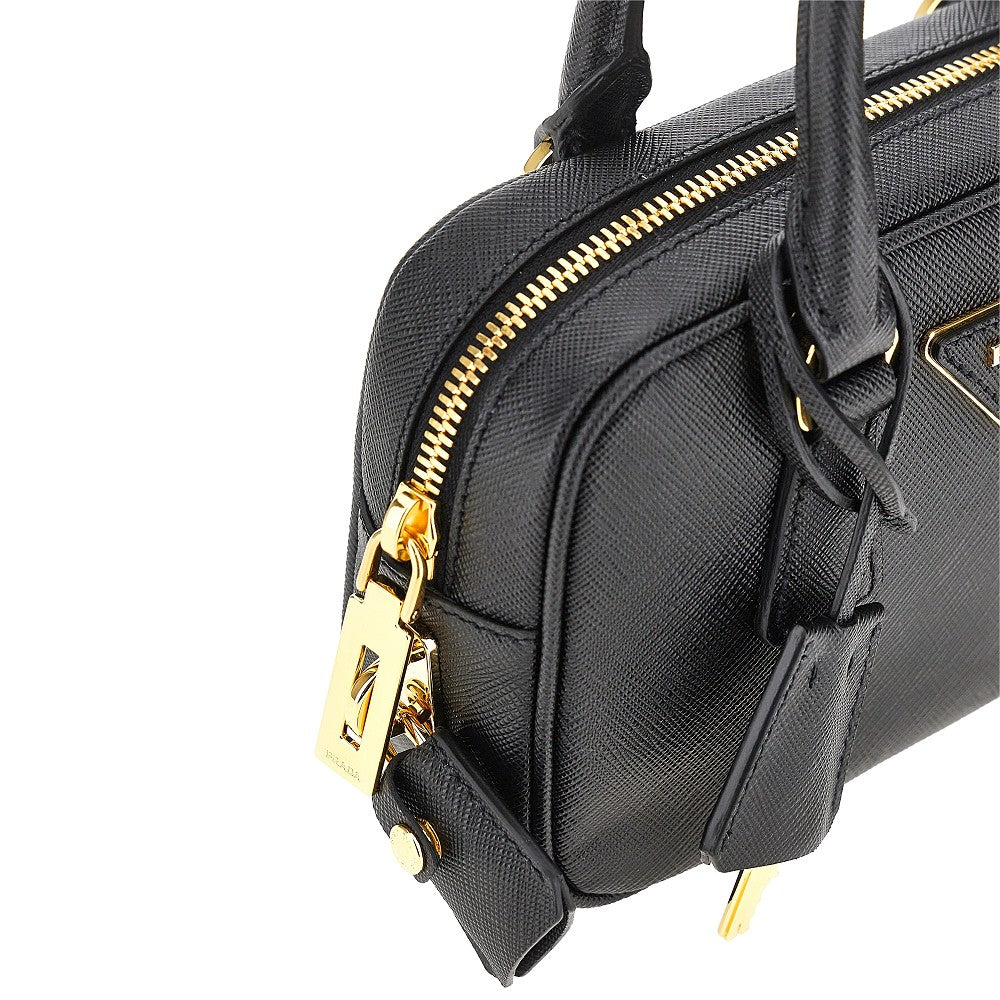 Borsa bauletto mini in pelle Saffiano