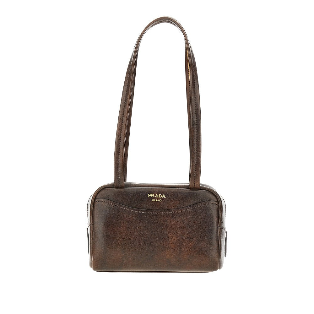Borsa bauletto 'Carry mini' in pelle