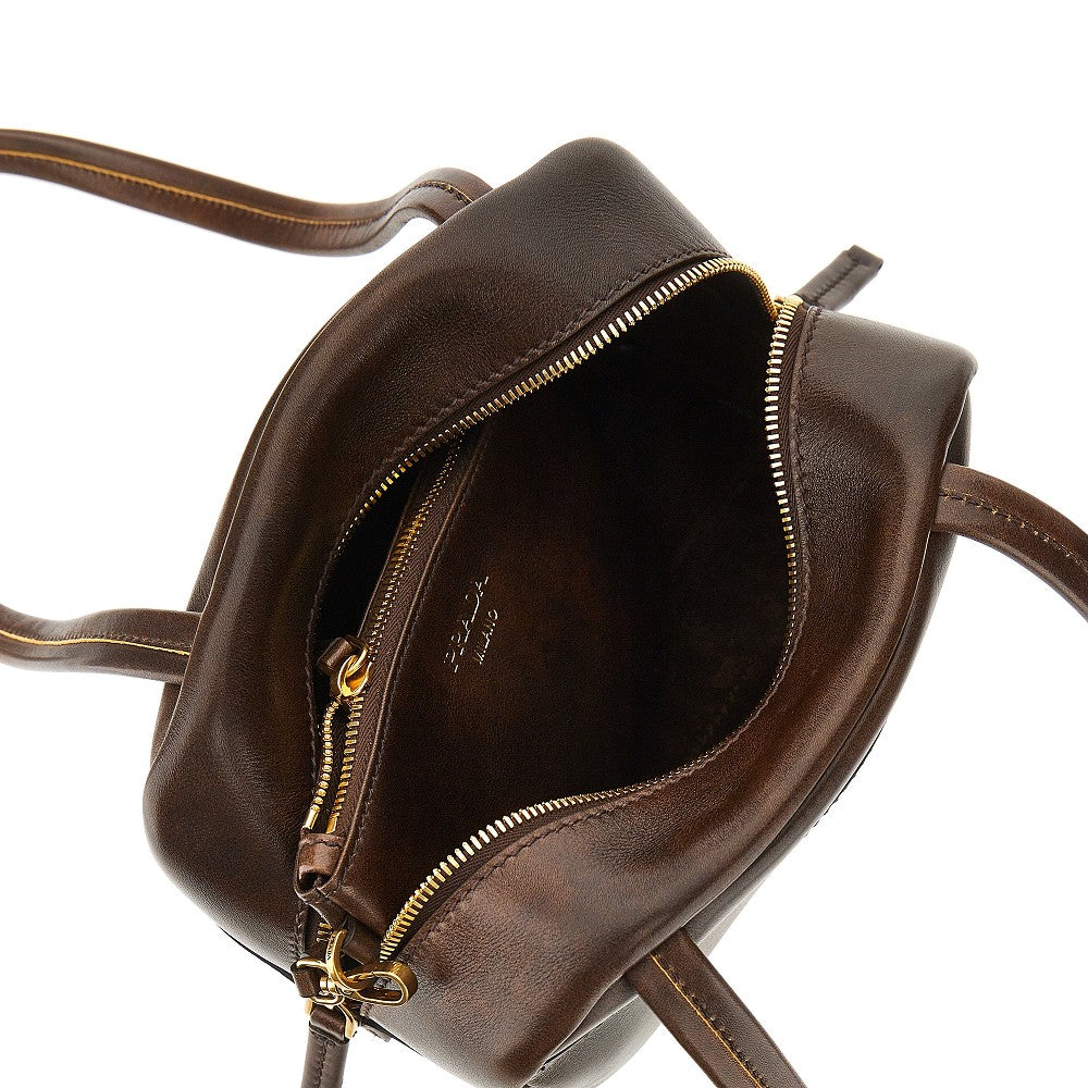 Borsa bauletto 'Carry mini' in pelle