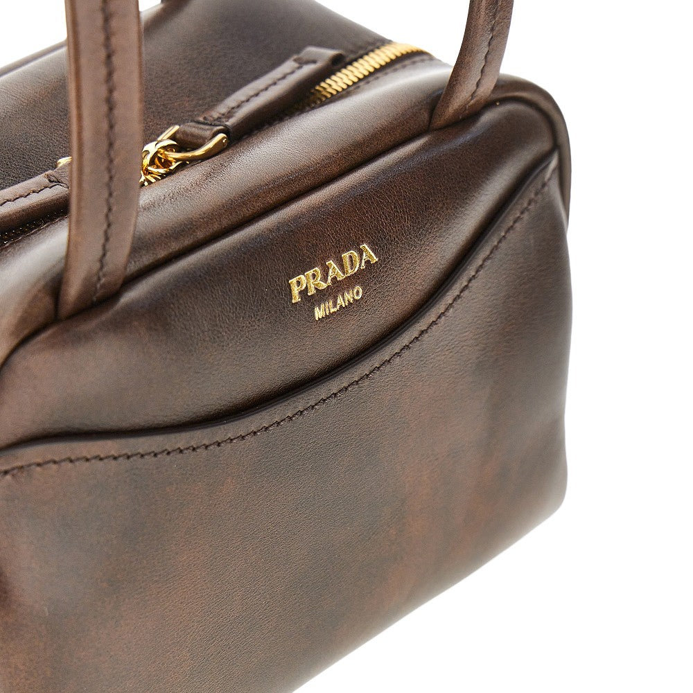 Borsa bauletto 'Carry mini' in pelle