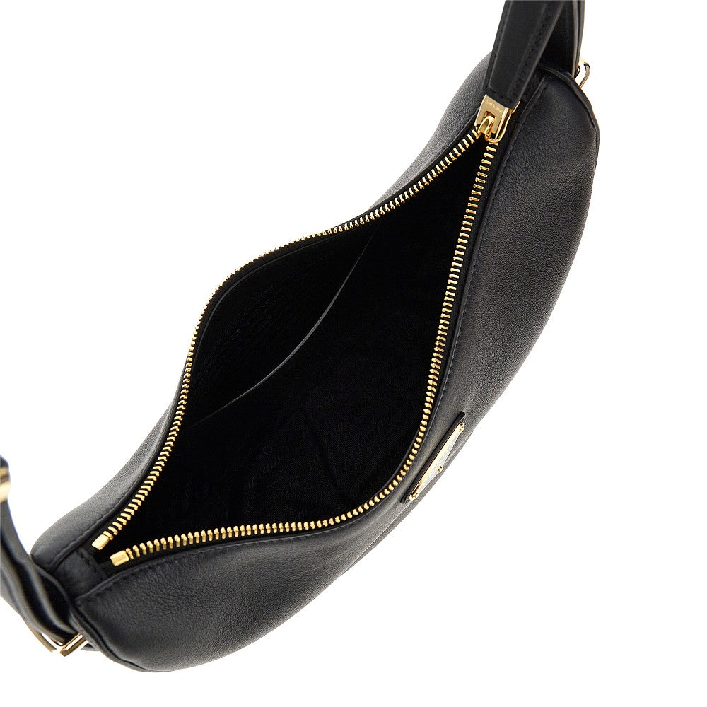 Leather 'Prada Arqué Small' bag