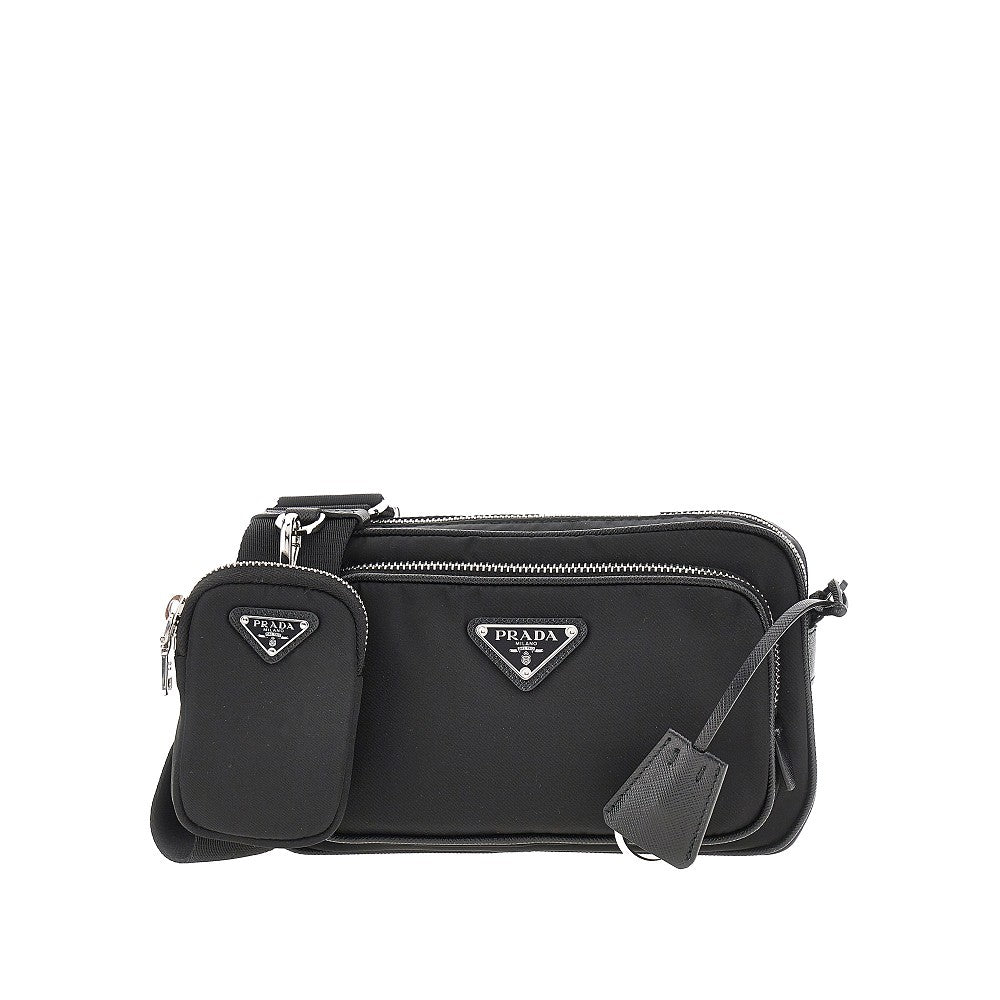 Borsa a tracolla mini in Re-Nylon