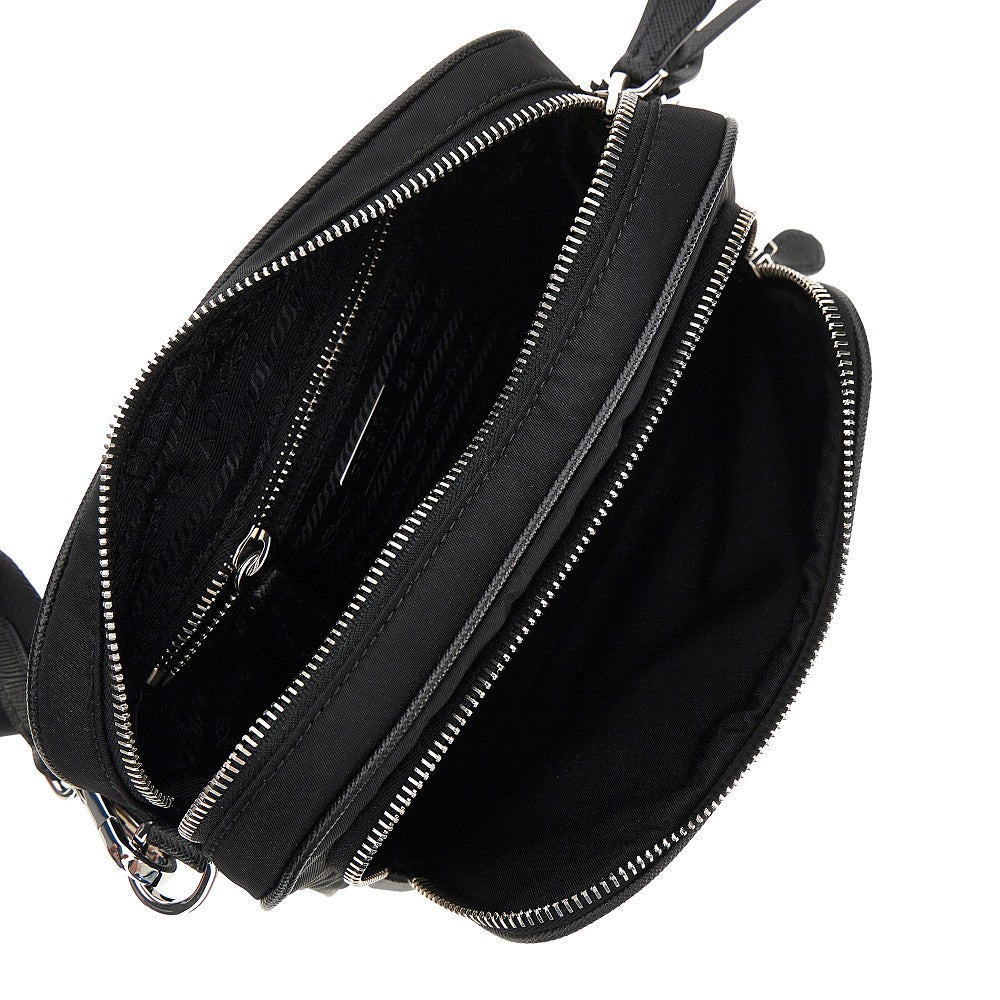 Borsa a tracolla mini in Re-Nylon