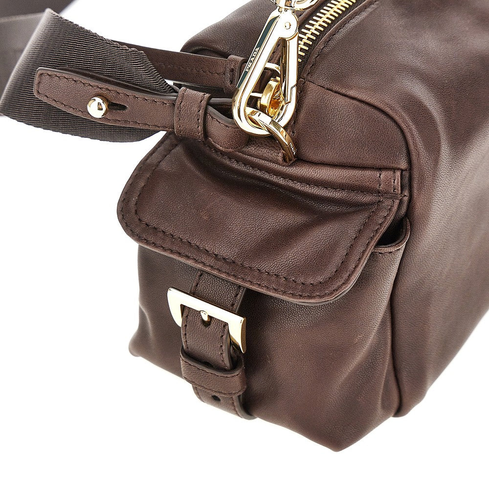 Nappa leather small 'Prada Explore' bag