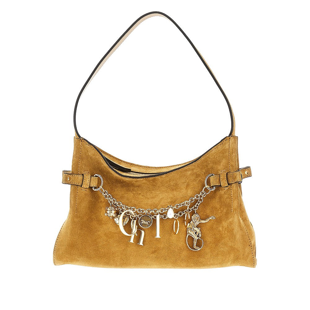 'Chloé Charms' suede leather shoulder bag