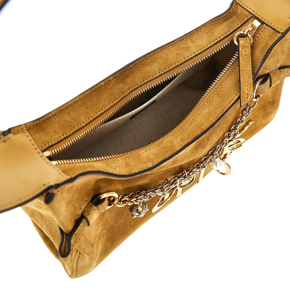 'Chloé Charms' suede leather shoulder bag