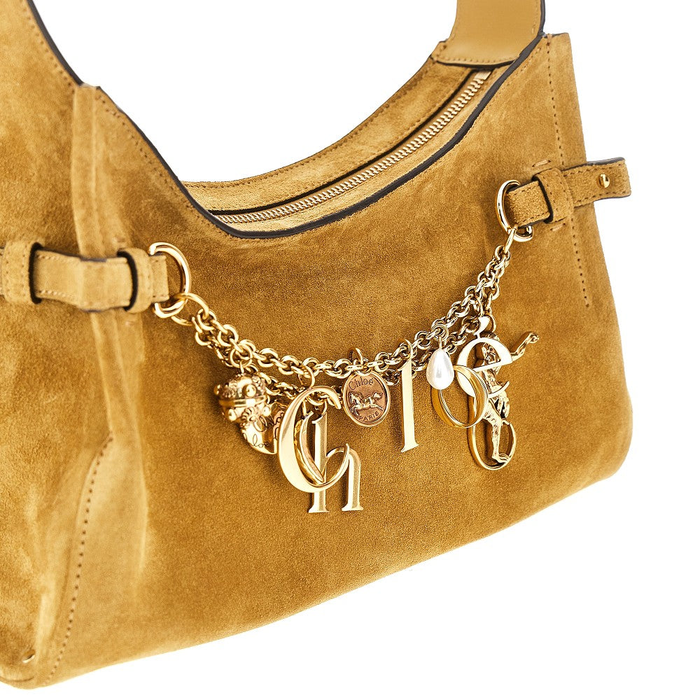 'Chloé Charms' suede leather shoulder bag