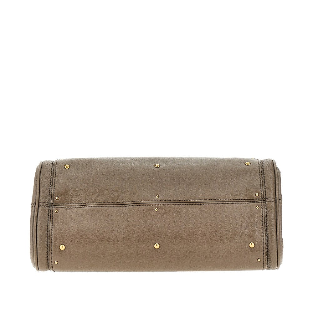 'Paddington' grained leather bag
