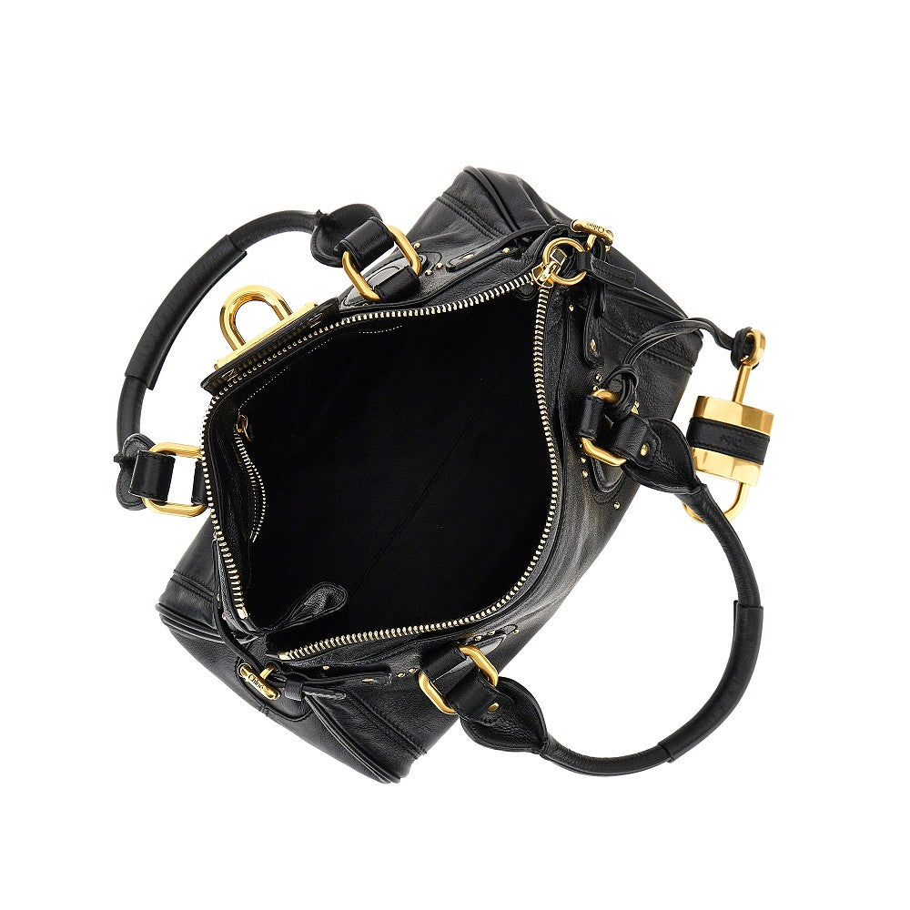 'Paddington' grained leather bag