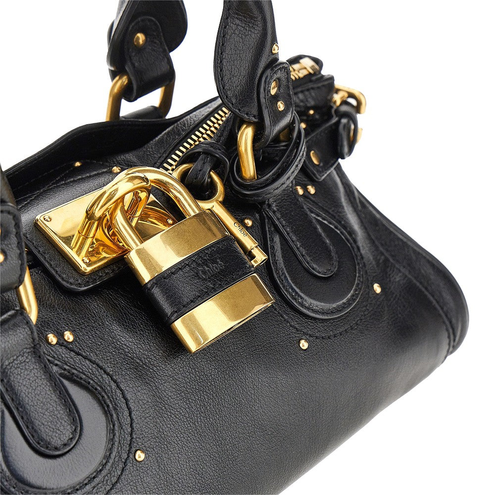 'Paddington' grained leather bag