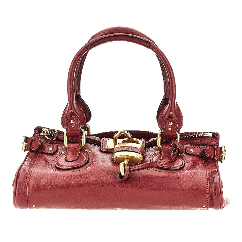 'Paddington' grained leather bag