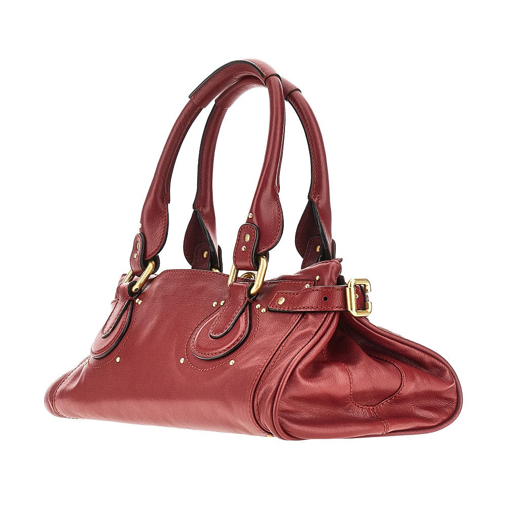 'Paddington' grained leather bag