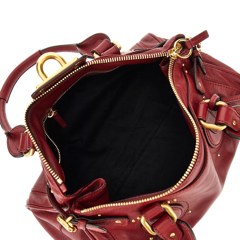 'Paddington' grained leather bag