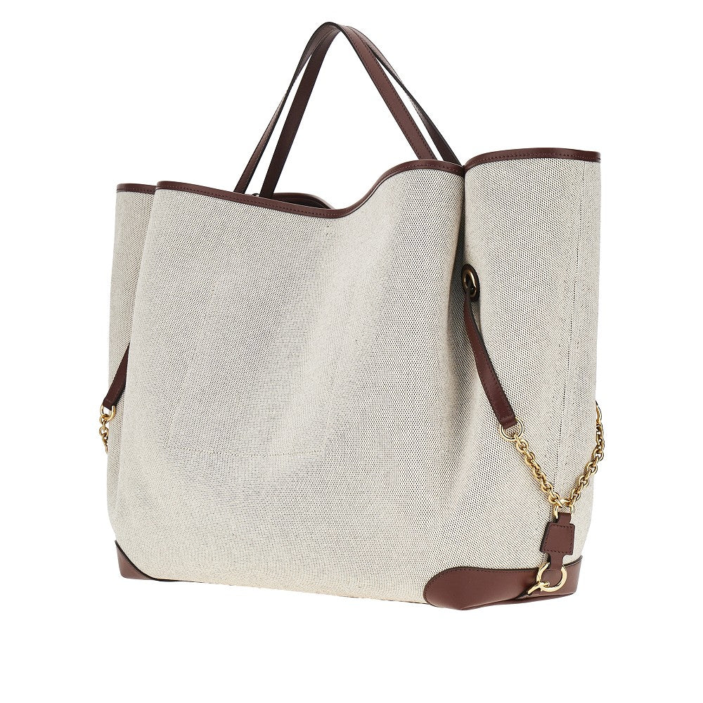 Shopping bag 'Chloé Clover' grande in tela