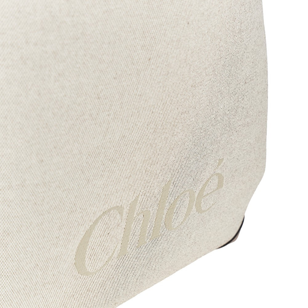 Shopping bag 'Chloé Clover' grande in tela