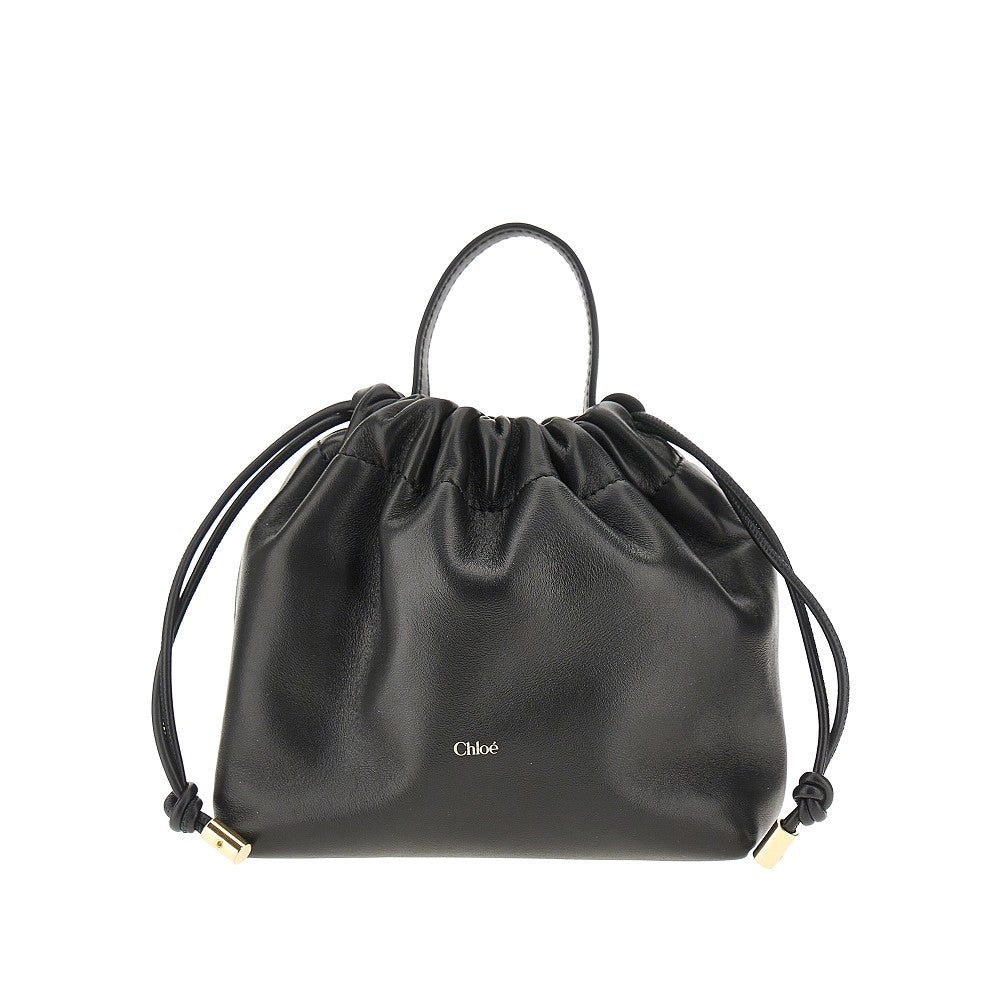 Borsa 'mini Chloé Icons' in pelle con catena