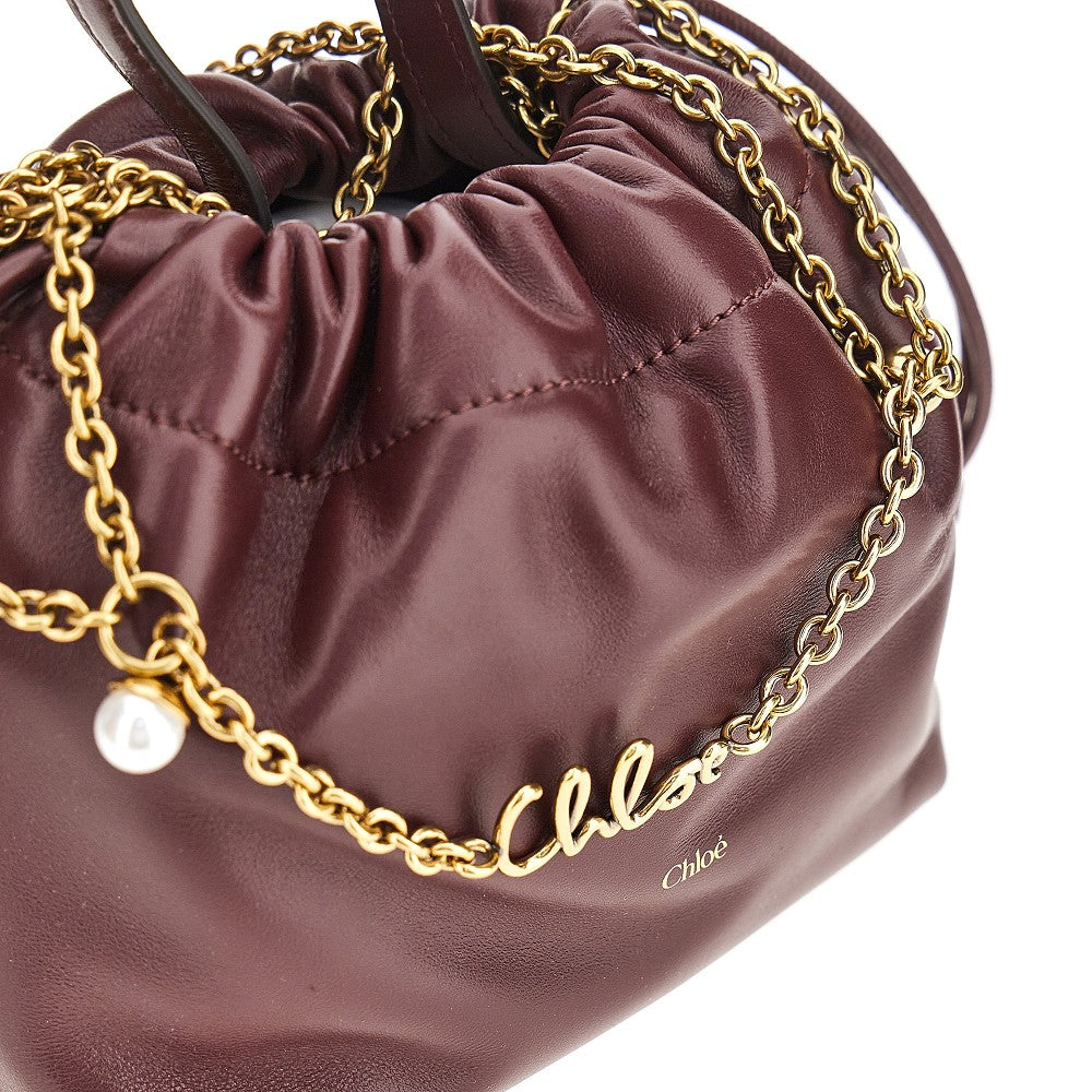 'Chloé Icons' leather mini bag with chain