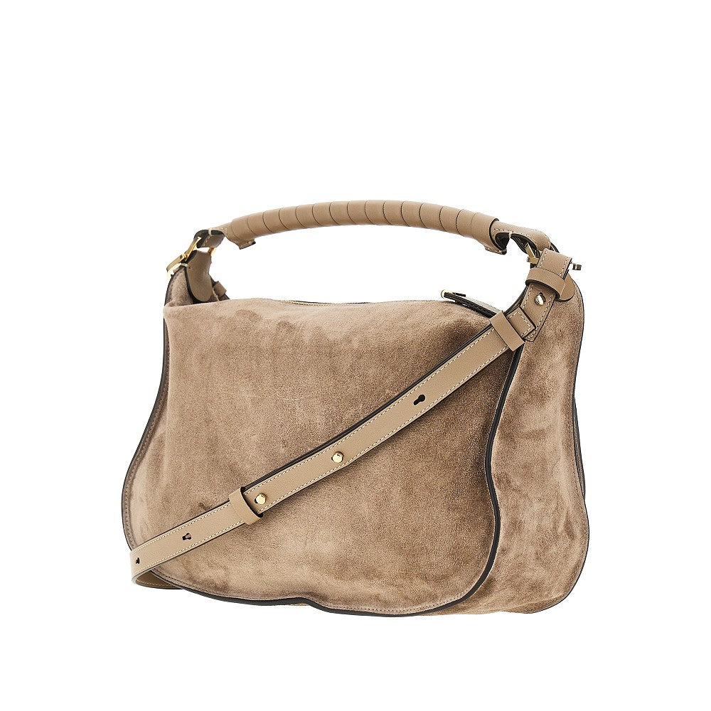Borsa a spalla 'Marcie' piccola in suede
